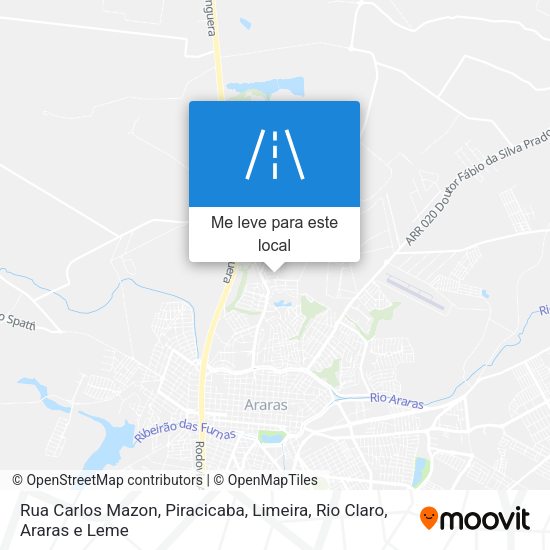 Rua Carlos Mazon mapa