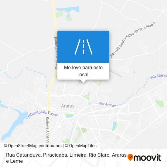Rua Catanduva mapa