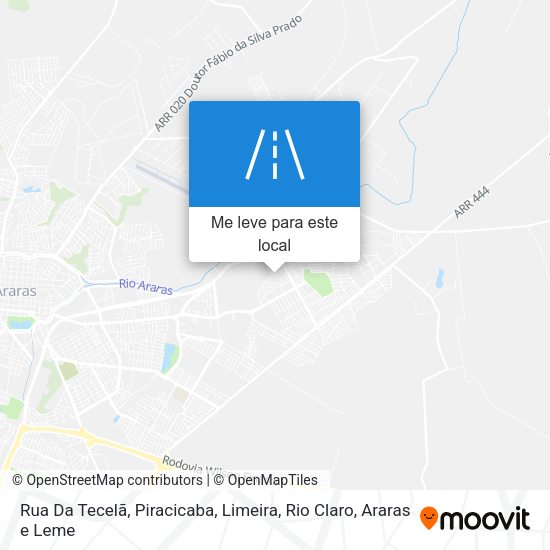 Rua Da Tecelã mapa