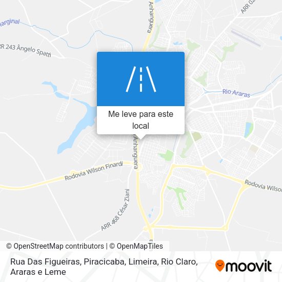 Rua Das Figueiras mapa