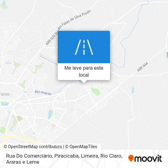 Rua Do Comerciário mapa