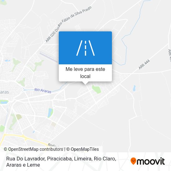 Rua Do Lavrador mapa