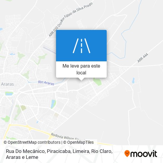 Rua Do Mecânico mapa