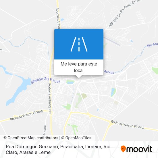 Rua Domingos Graziano mapa