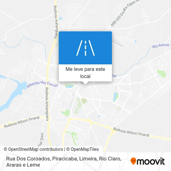Rua Dos Coroados mapa