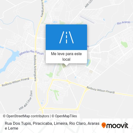 Rua Dos Tupis mapa