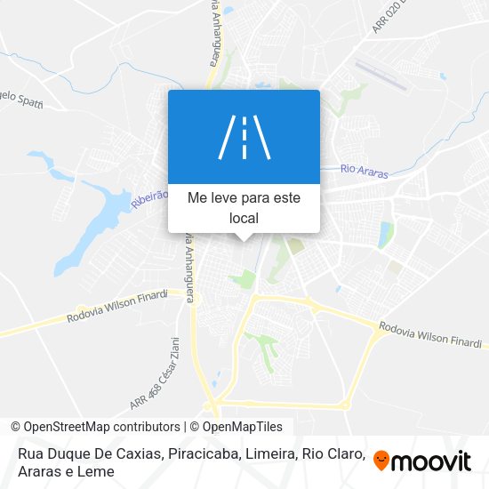 Rua Duque De Caxias mapa