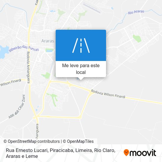Rua Ernesto Lucari mapa