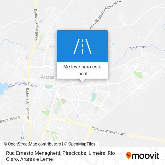 Rua Ernesto Meneghetti mapa