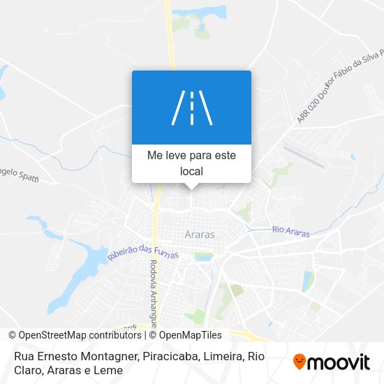 Rua Ernesto Montagner mapa