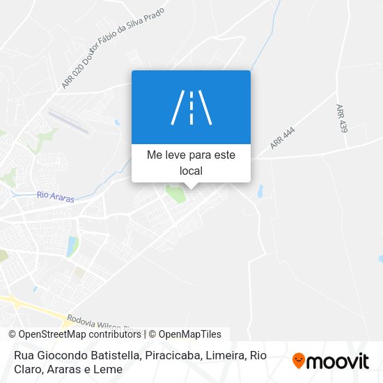Rua Giocondo Batistella mapa