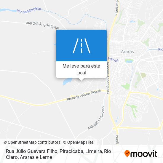 Rua Júlio Guevara Filho mapa