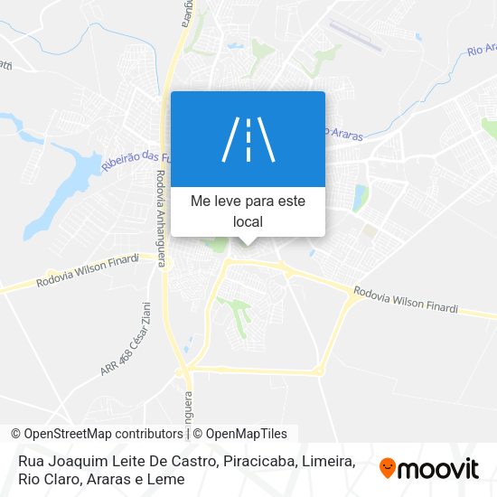 Rua Joaquim Leite De Castro mapa