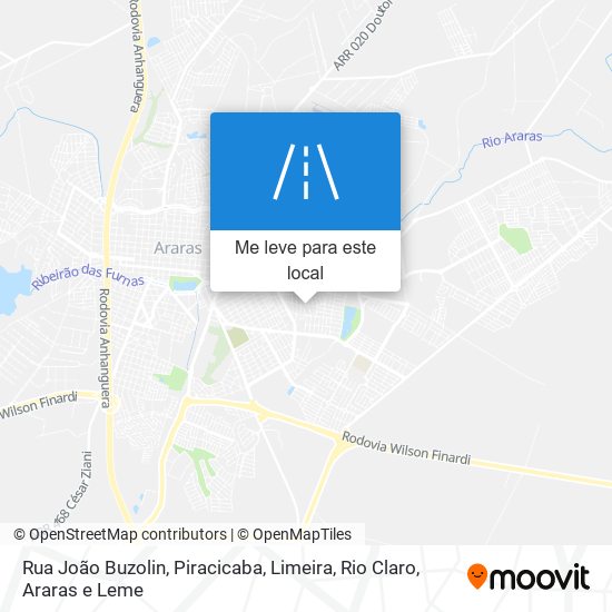Rua João Buzolin mapa