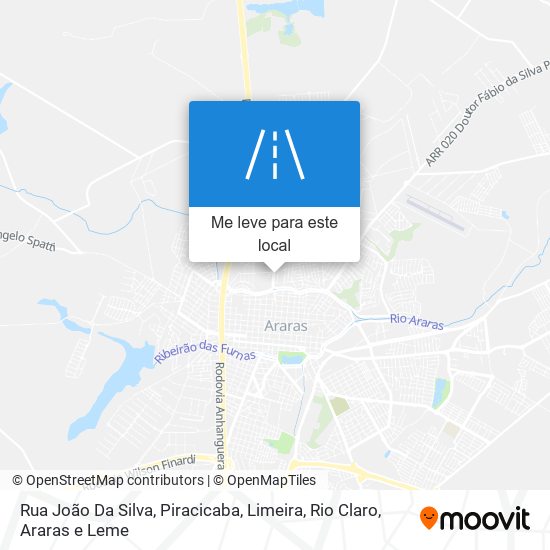 Rua João Da Silva mapa