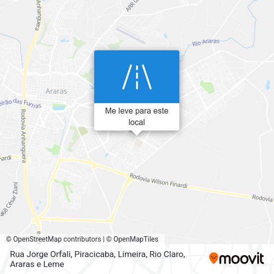 Rua Jorge Orfali mapa
