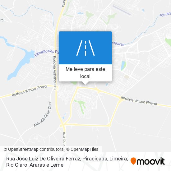 Rua José Luiz De Oliveira Ferraz mapa