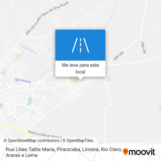 Rua Lilian Talita Maria mapa