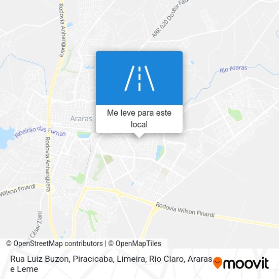 Rua Luiz Buzon mapa