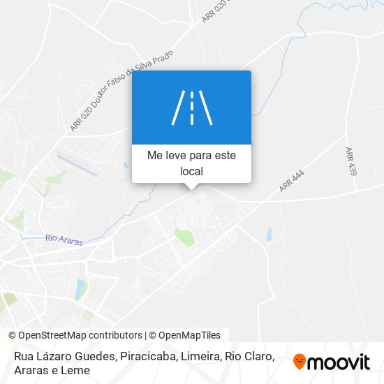 Rua Lázaro Guedes mapa