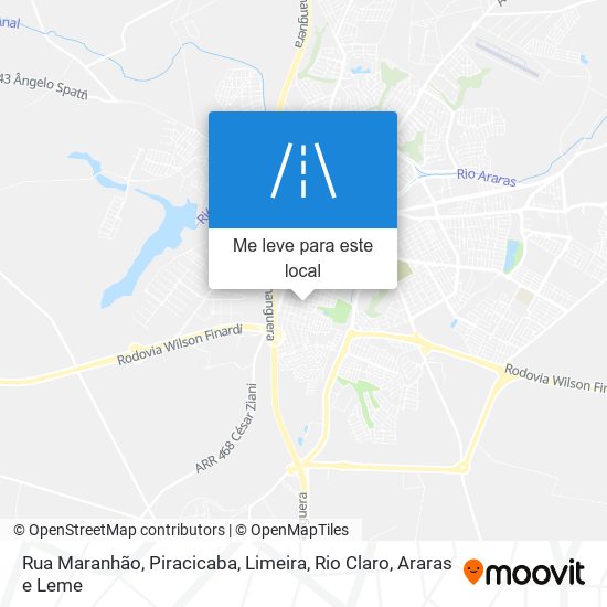 Rua Maranhão mapa