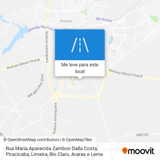 Rua Maria Aparecida Zambon Dalla Costa mapa