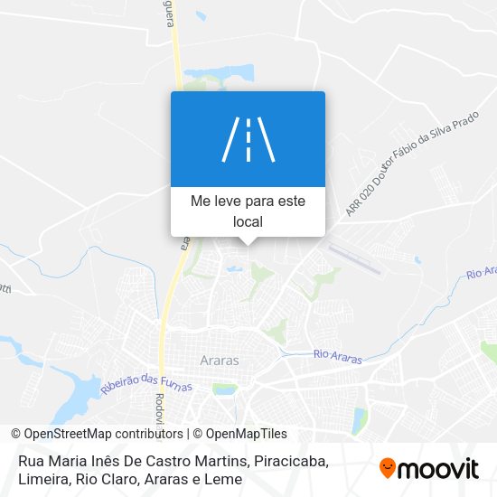 Rua Maria Inês De Castro Martins mapa
