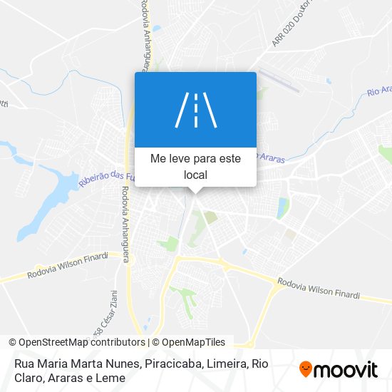 Rua Maria Marta Nunes mapa