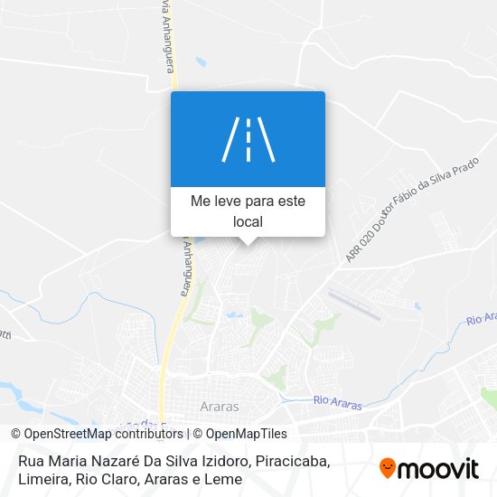 Rua Maria Nazaré Da Silva Izidoro mapa