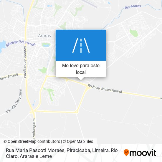 Rua Maria Pascoti Moraes mapa