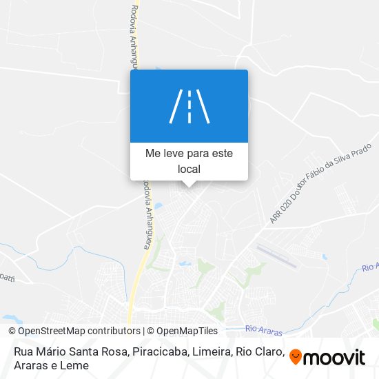 Rua Mário Santa Rosa mapa