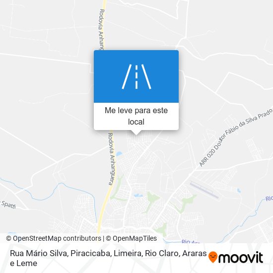 Rua Mário Silva mapa