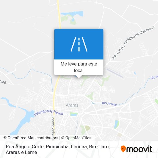 Rua Ângelo Corte mapa