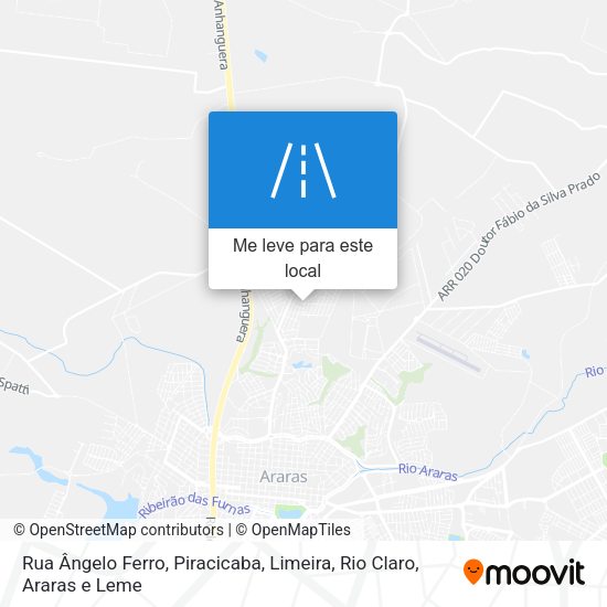 Rua Ângelo Ferro mapa