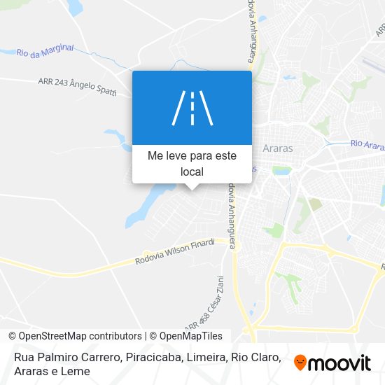 Rua Palmiro Carrero mapa