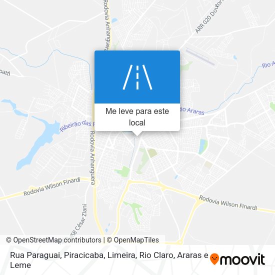 Rua Paraguai mapa