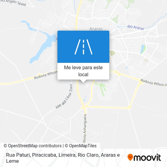 Rua Paturi mapa