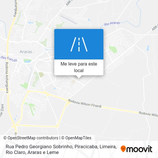 Rua Pedro Georgiano Sobrinho mapa