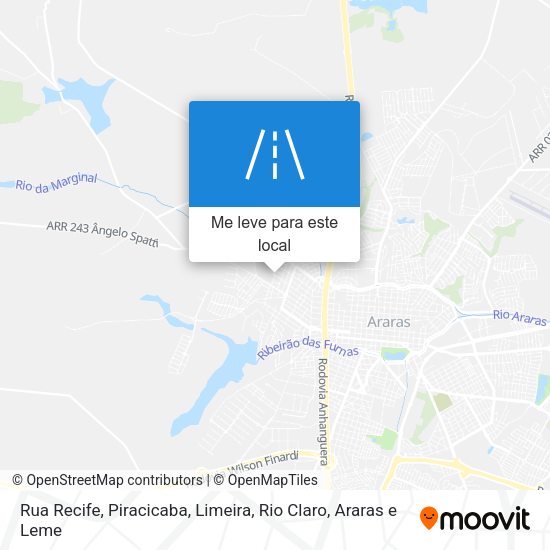 Rua Recife mapa