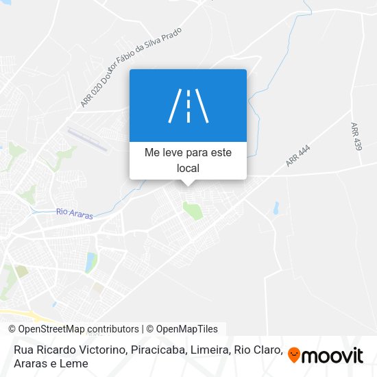 Rua Ricardo Victorino mapa