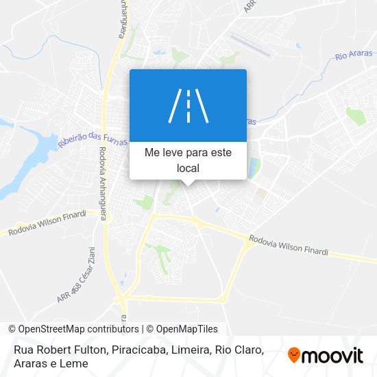 Rua Robert Fulton mapa
