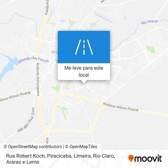 Rua Robert Koch mapa