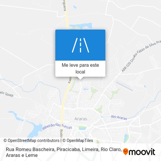 Rua Romeu Bascheira mapa