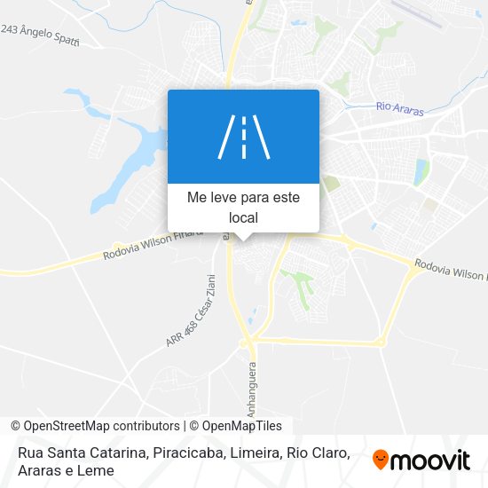 Rua Santa Catarina mapa