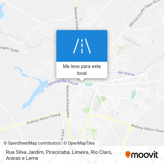Rua Silva Jardim mapa