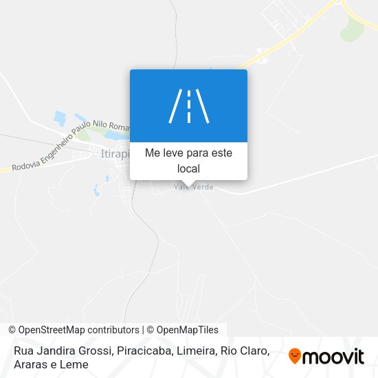 Rua Jandira Grossi mapa