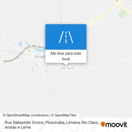 Rua Sebastião Grossi mapa