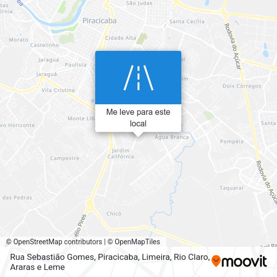 Rua Sebastião Gomes mapa