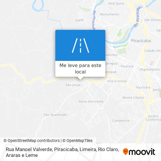 Rua Manoel Valverde mapa