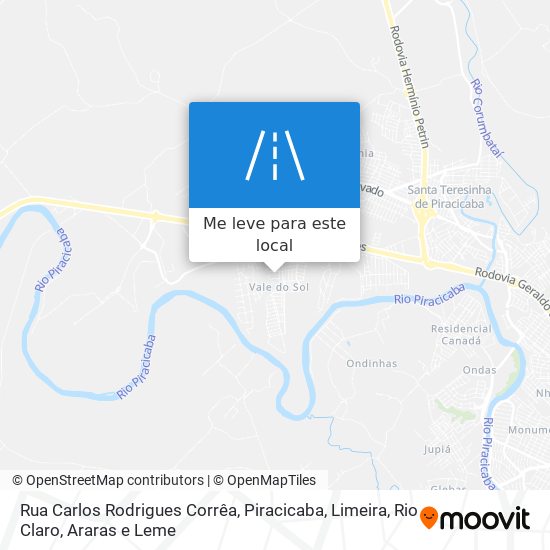 Rua Carlos Rodrigues Corrêa mapa